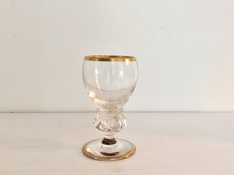 Holmegaard
Gisselfeld with gold edge
liquor glasses
7.5cm high