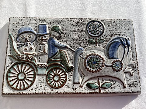 Bornholmsk keramik
Søholm
Relief
Hestevognstur
*500kr