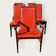 Dyrlund Stole 5 stk.Palisander / læderSamlet 2800kr